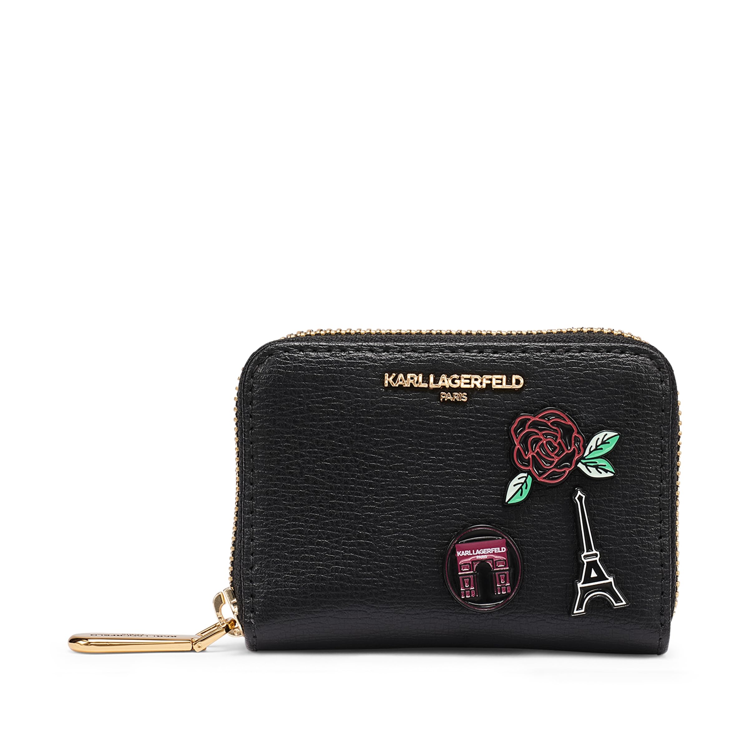 Paris Women's Slg Wallet Bag, Black/Gold, One Size