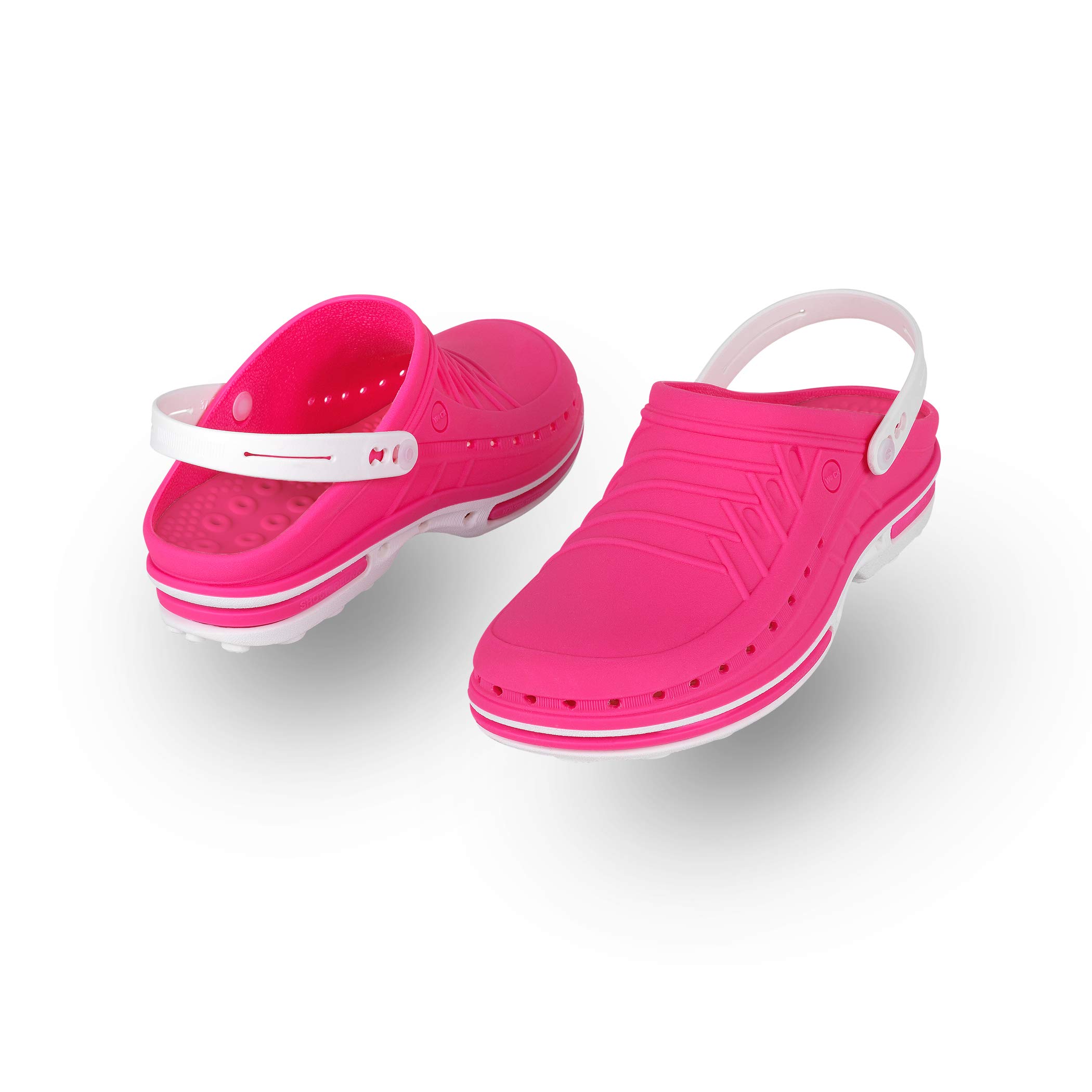 WOCK Clog con Tira y Plantilla Steri-Tech, Zueco Sanitario de Trabajo Mujer e Hombre - Esterilizable, Antiestático, Transpirable e Antideslizante