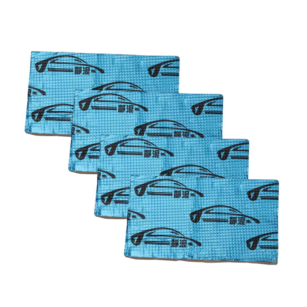 Adium 4pc Soundproof Car Mats Car Noise Insulation Mat Car Sound