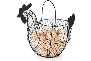 Flexzion Chicken Egg Holder, Your Perfect Companion for Gathering Fresh Eggs
