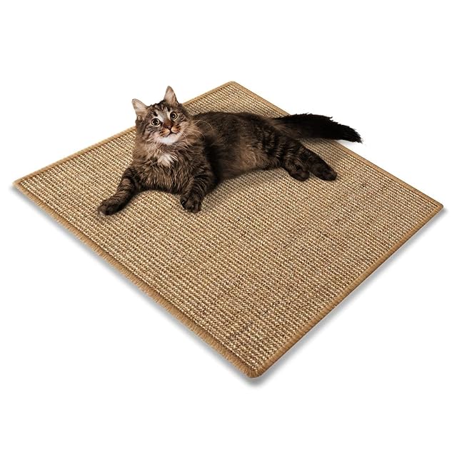 Foto 6 de 7 de Floordirekt Felpudo de sisal, alfombra para rascar, para muebles de gatos