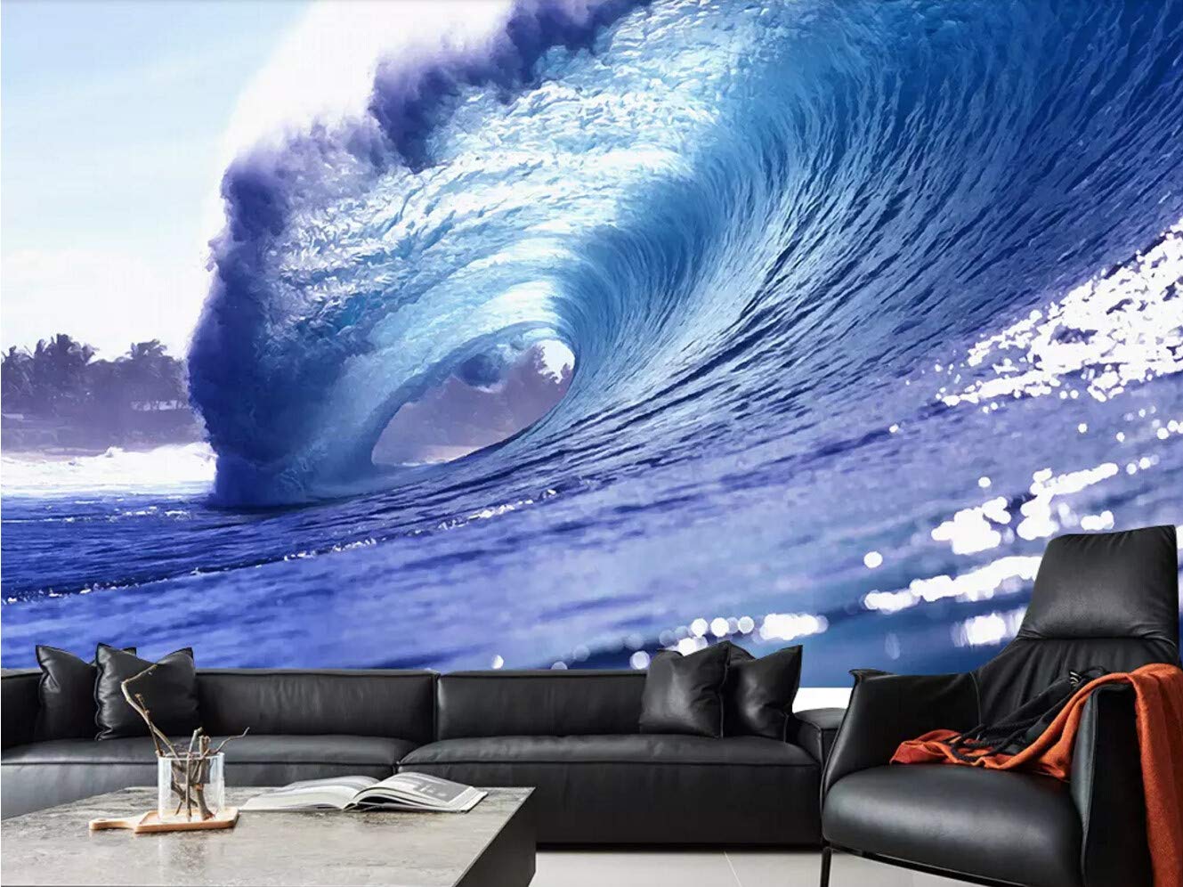 Papier Peint Panoramique Sur Mesure Les Cimes Par M.Dubreucq Et I.Parmentier - I