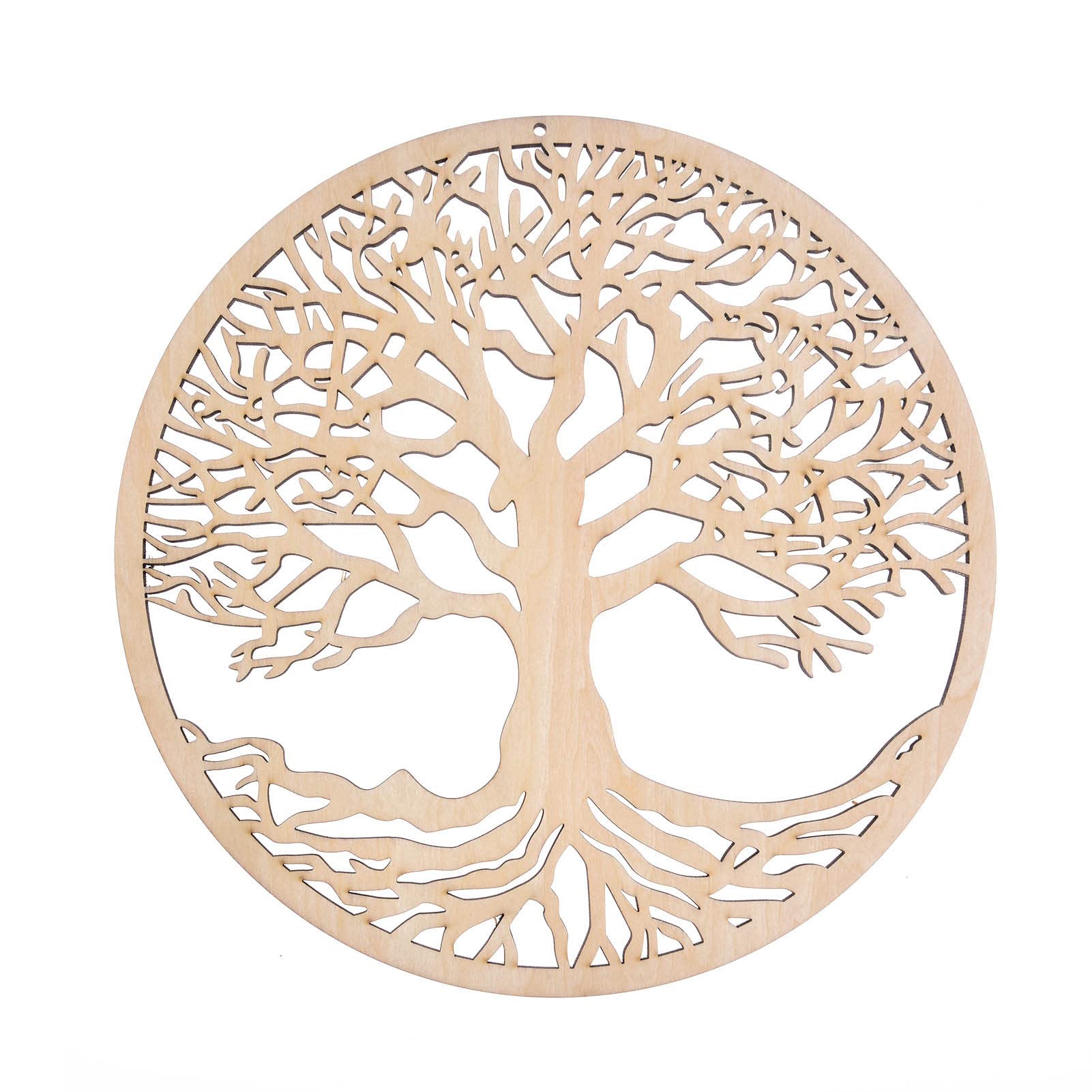 Pomurom Árbol de la Vida decoración de Pared de Madera, 28 cm, geometría Sagrada de Madera, Arte de Pared, Tabla de Madera, símbolo Espiritual para Yoga, meditación, hogar, Dormitorio, salón,