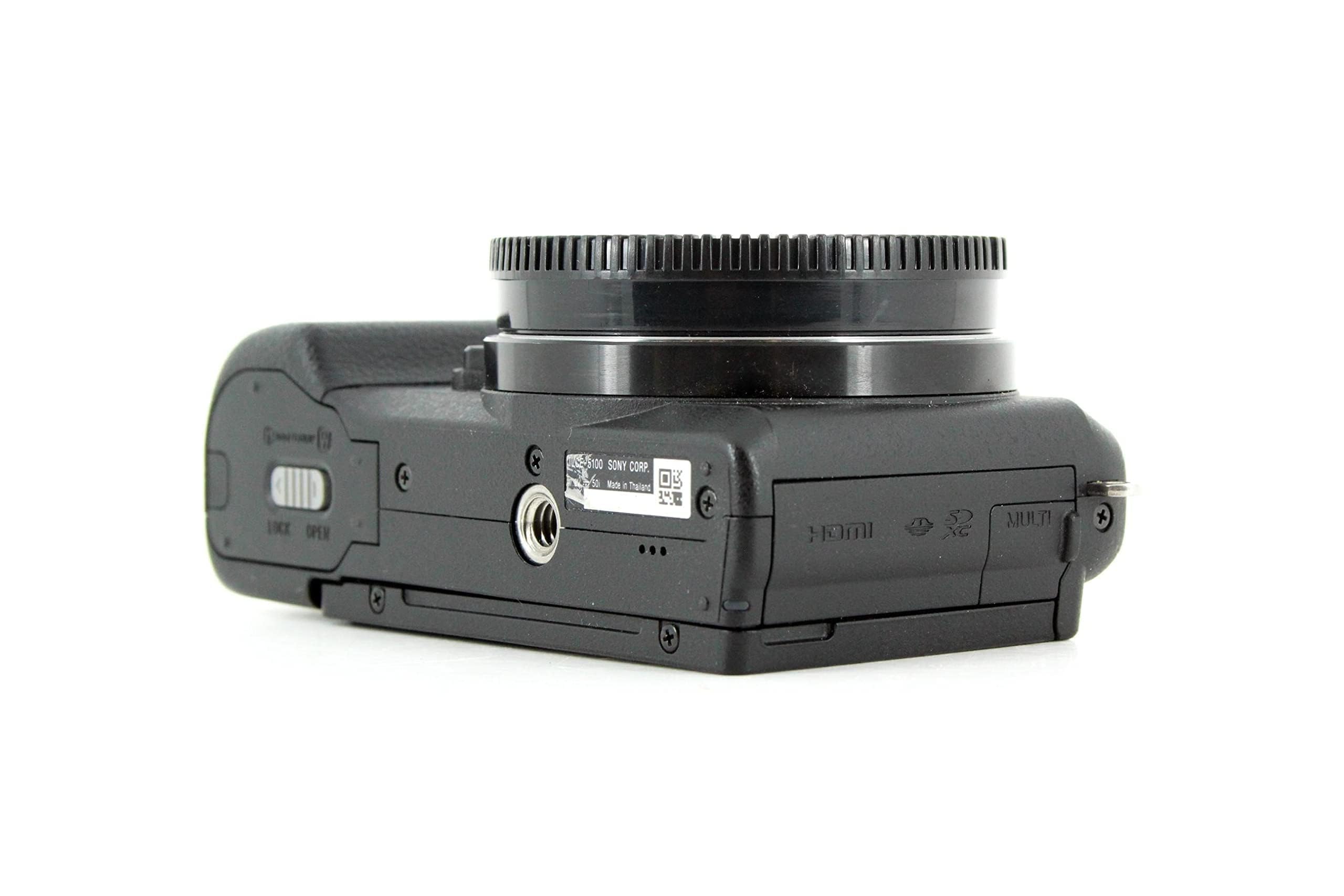 Sony Alpha 5100 Systemkamera mit ultraschnellem Hybrid-AF (180° drehbares 7,62 cm (3 Zoll) LC-Display, 24,3 Megapixel, Exmor APS-C Sensor, Full HD Video) schwarz