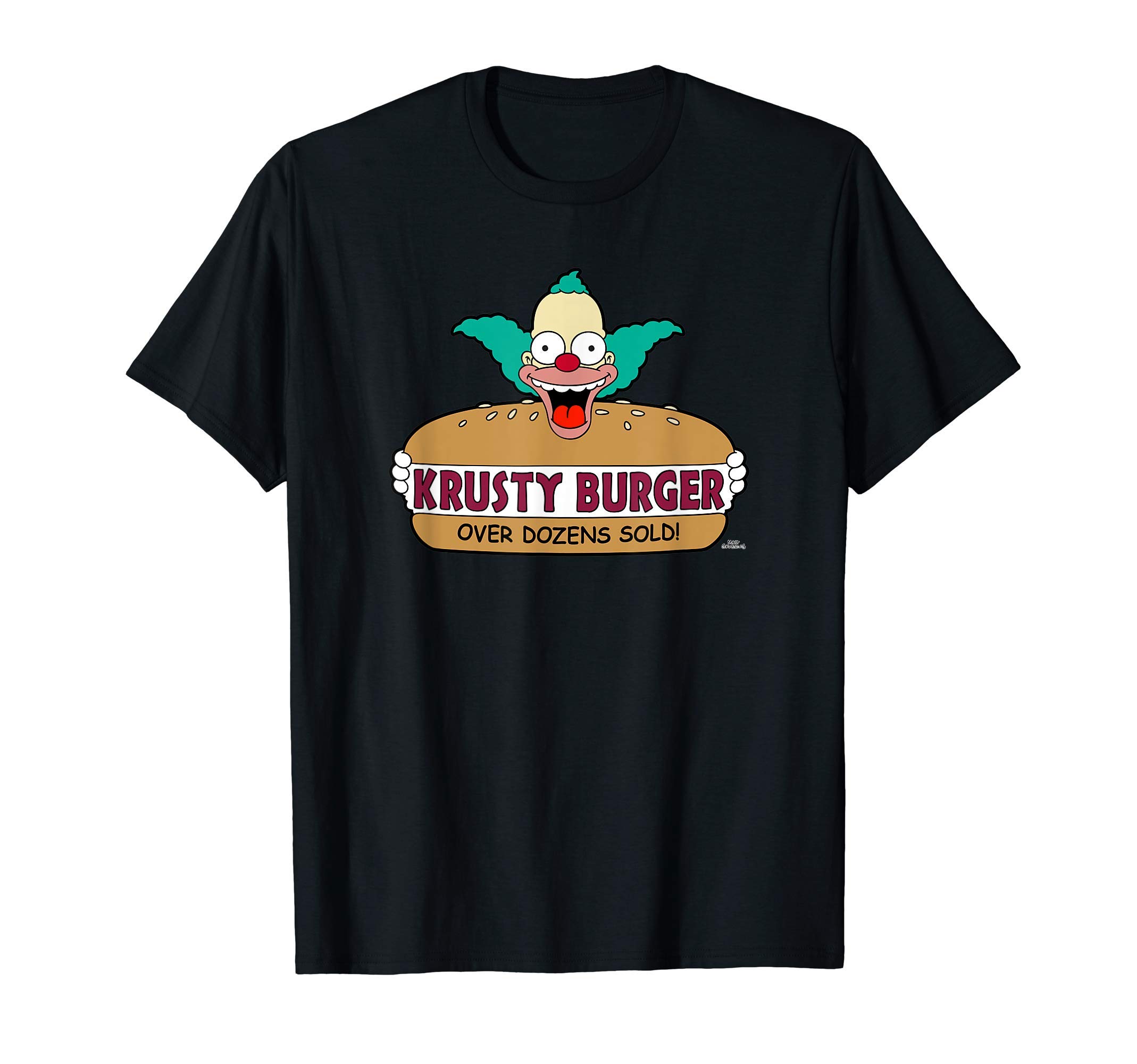 The Simpsons Krusty the Clown Burger T-ShirtOEKO-TEX STANDARD 100