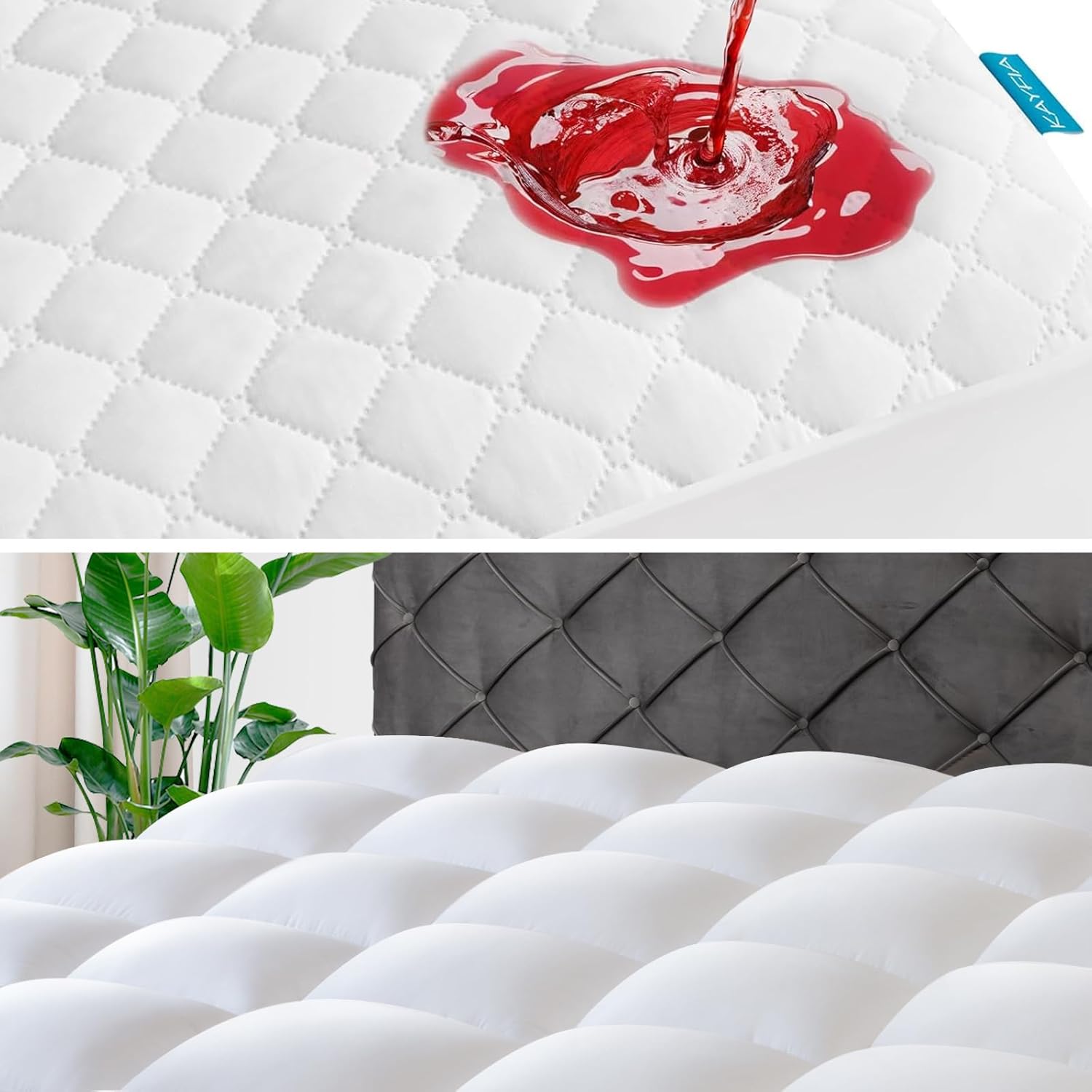 Waterproof Mattress Protector Full & Full Mattress Topper