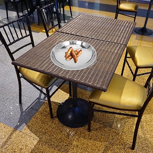 Miniatura 4 de Plancha de acero inoxidable para cocinar woks y sartenes para freír olla doble para cocinar