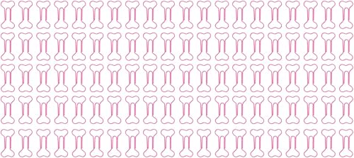 Miniatura 7 de Clips de papel de hueso, 100 unidades, diseño de hueso de perro rosa, marcadores de papel lindos, clips pequeños para oficina, escuela, archivos de