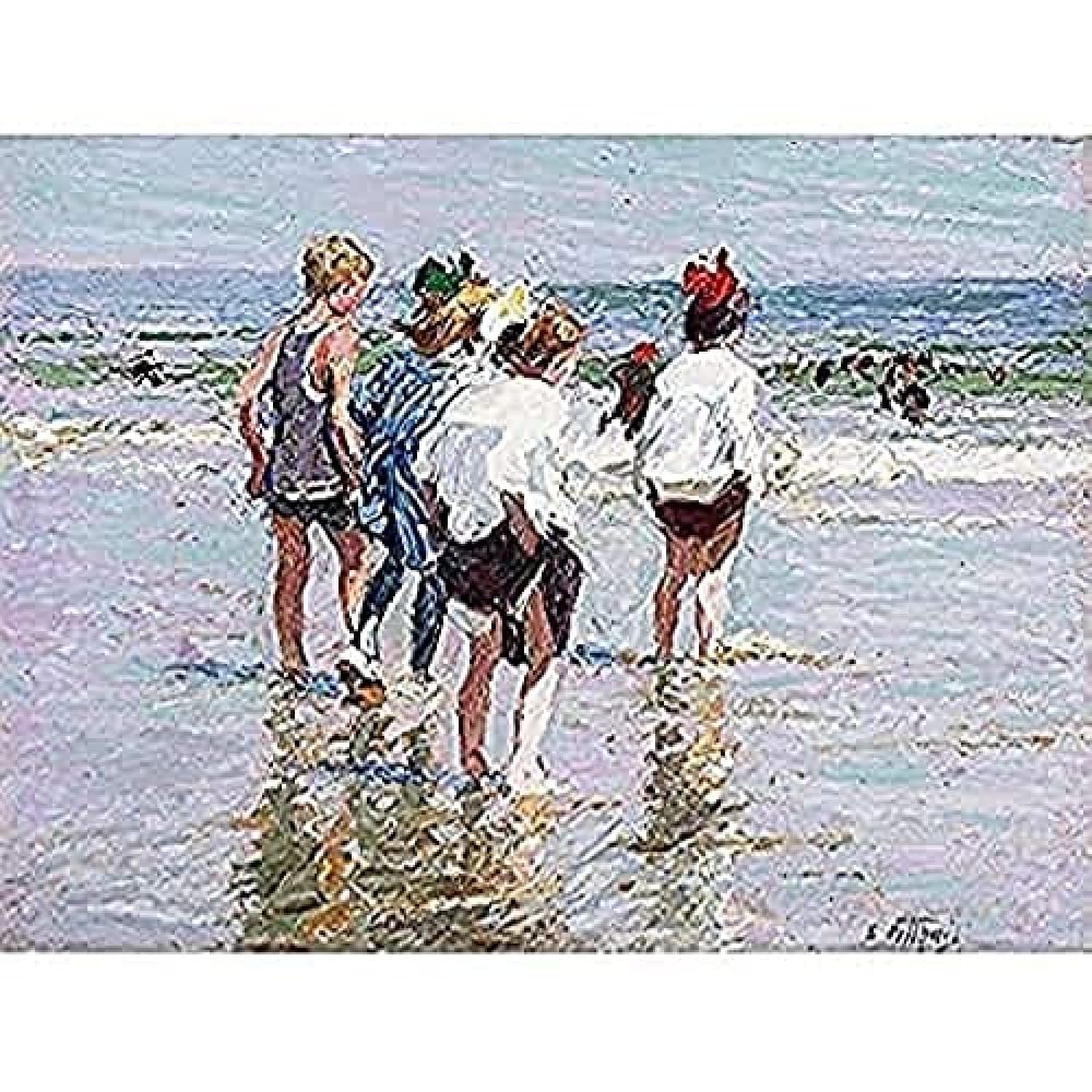 Potthast Summer Day Brighton Beach Painting Unframed Wall Art Print Poster Home Decor Premium