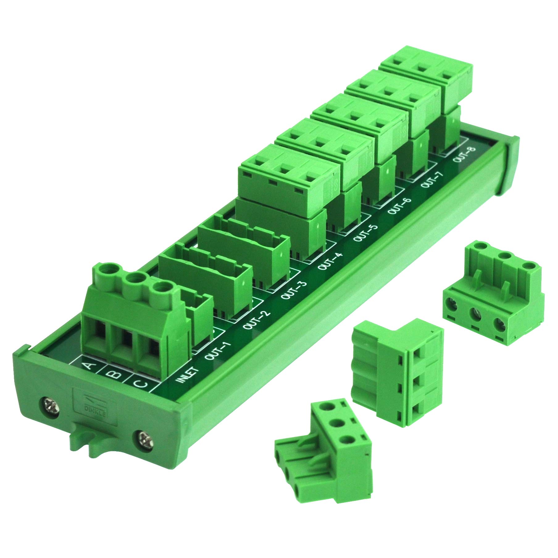 Screw For Module Snapklik.com : Screw Mount 30A/300V 8x3 Position Pluggable Terminal ...