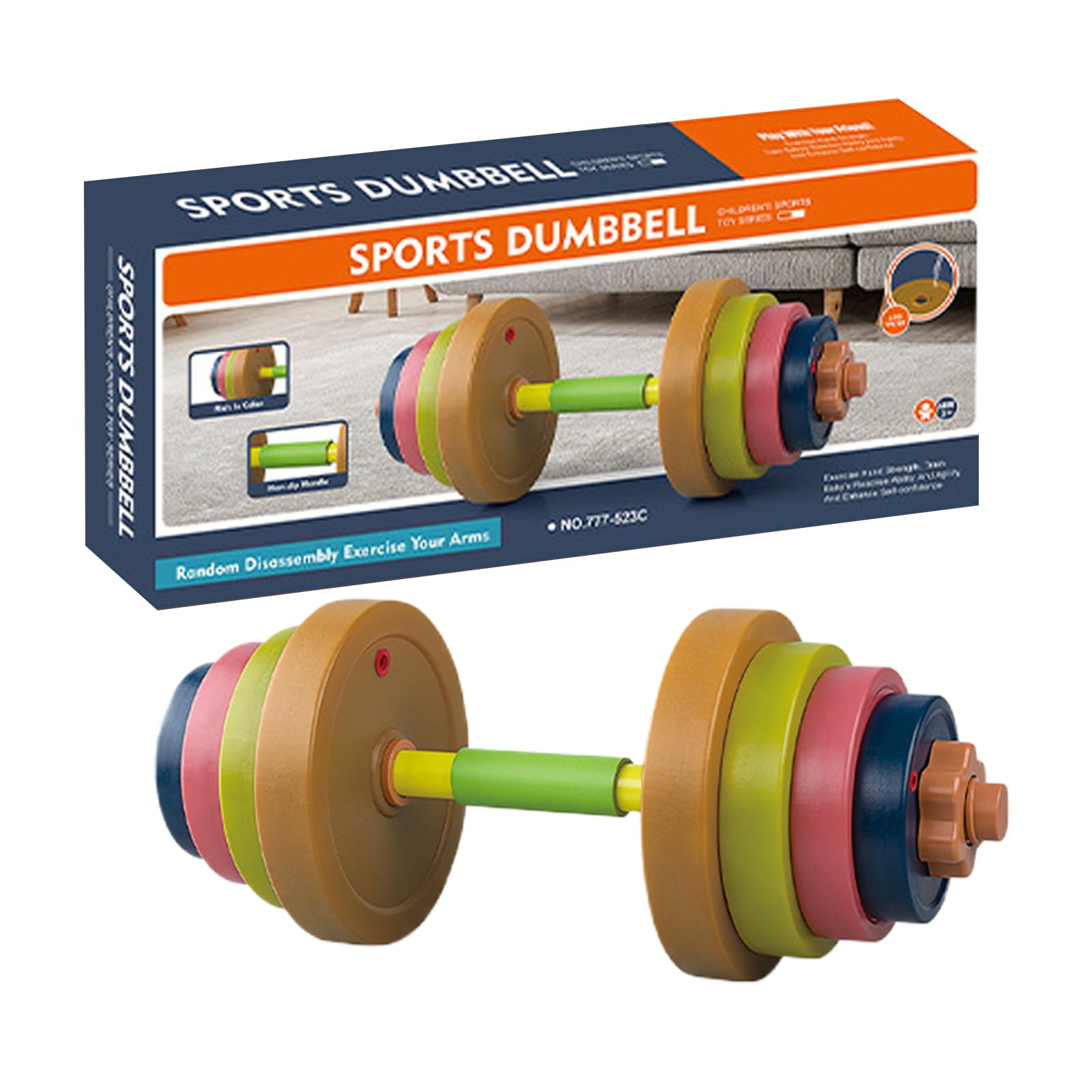 Kids Dumbbell Toy, Set Di Pesi Per Bambini - Set Di Sollevamento Pesi Per Bambini | Giocattolo Di Allenamento Regolabile, Attrezzature Da Palestra, Giocattolo Per Il Corpo Per Bambini, Giocattolo Di A