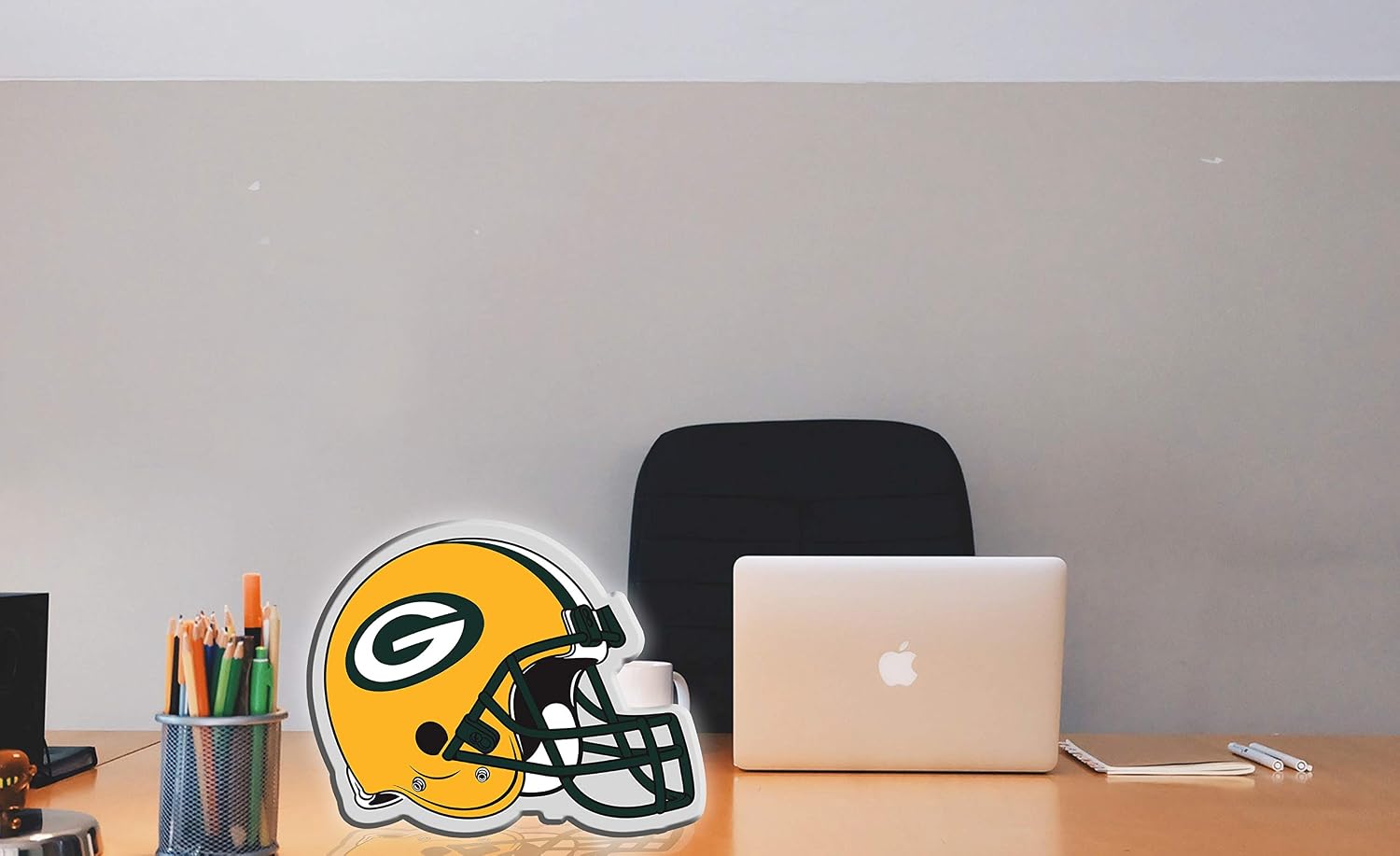 The Memory Company NFL Team Logo LED Neon Light Sign | Sports Team Lamp Decor | for Office Desk, Man Cave Bar, or Bedroom Night Light