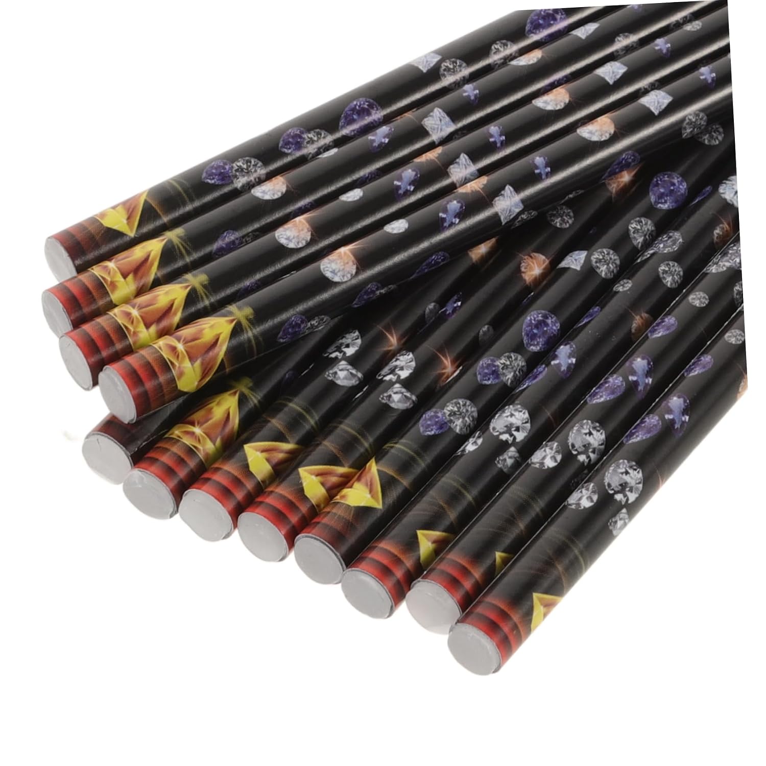 12pcs Nail Art Dotting Pen Picker Pencil for Rhinestones White
