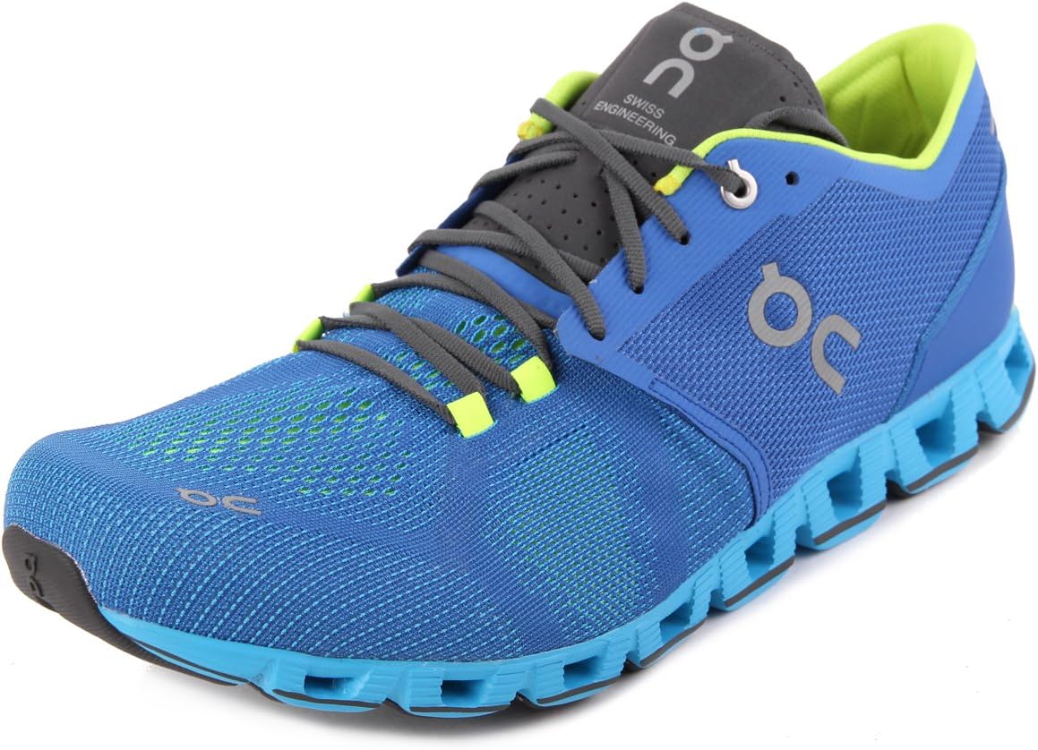 On Inc Mens Cloud X, Water/Blues, 12.5 D(M) US