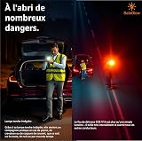 Lampe d’avertissement V16 2026 homologuée IDIADA n° PC21020060 – Triangle de signalisation – Triangle de panne – Homologation UE – Pour voiture et moto - 6