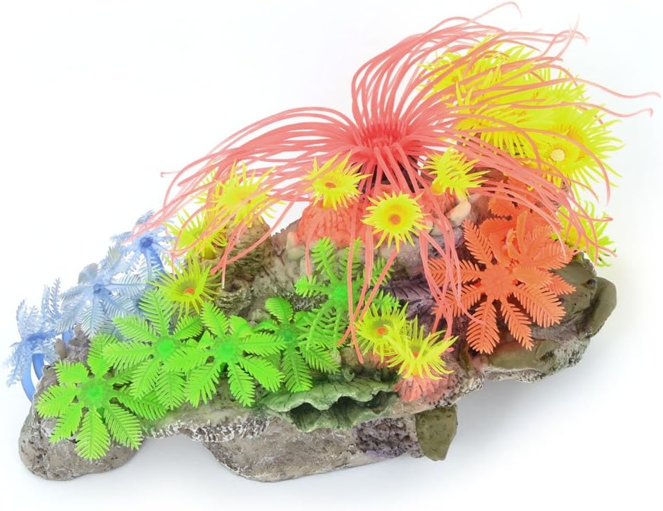 Aquarium Aquascaping Manmade Rockery Coral 4.3-inch Multicolor (id: e80 f1f 59b 48b 5a8