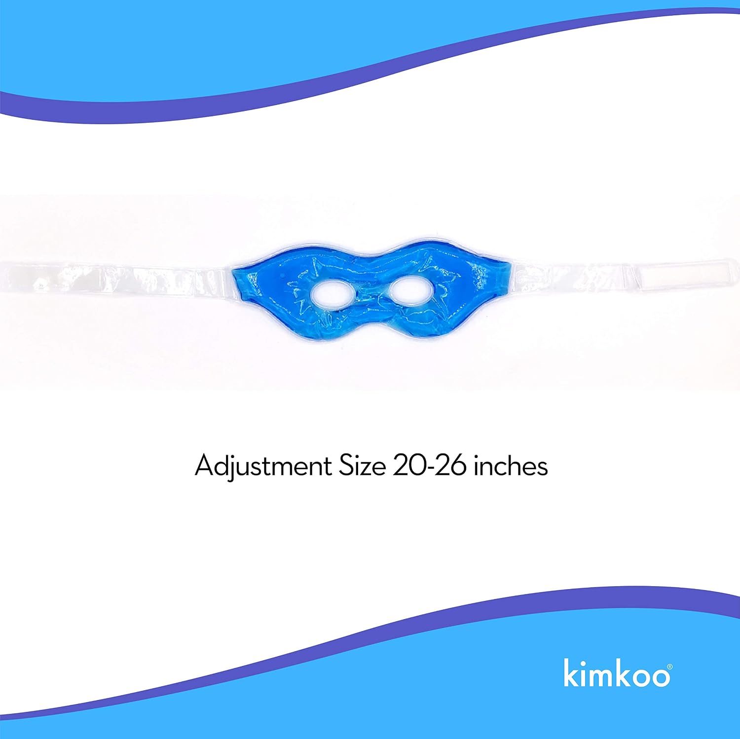 Kimkoo Gel Eye Mask Cold Pads&Cool Compress for Puffy Eyes and Dry Eye,Cooling Eye Ice Masks Gel