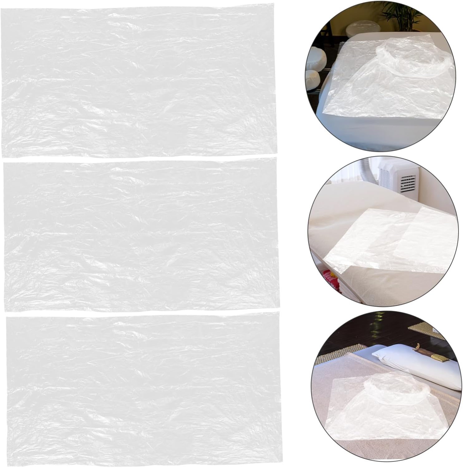 MERRYHAPY 50pcs Sauna Blanket Inserts Liners Disposable Sauna Bag Easy to Use and Clean