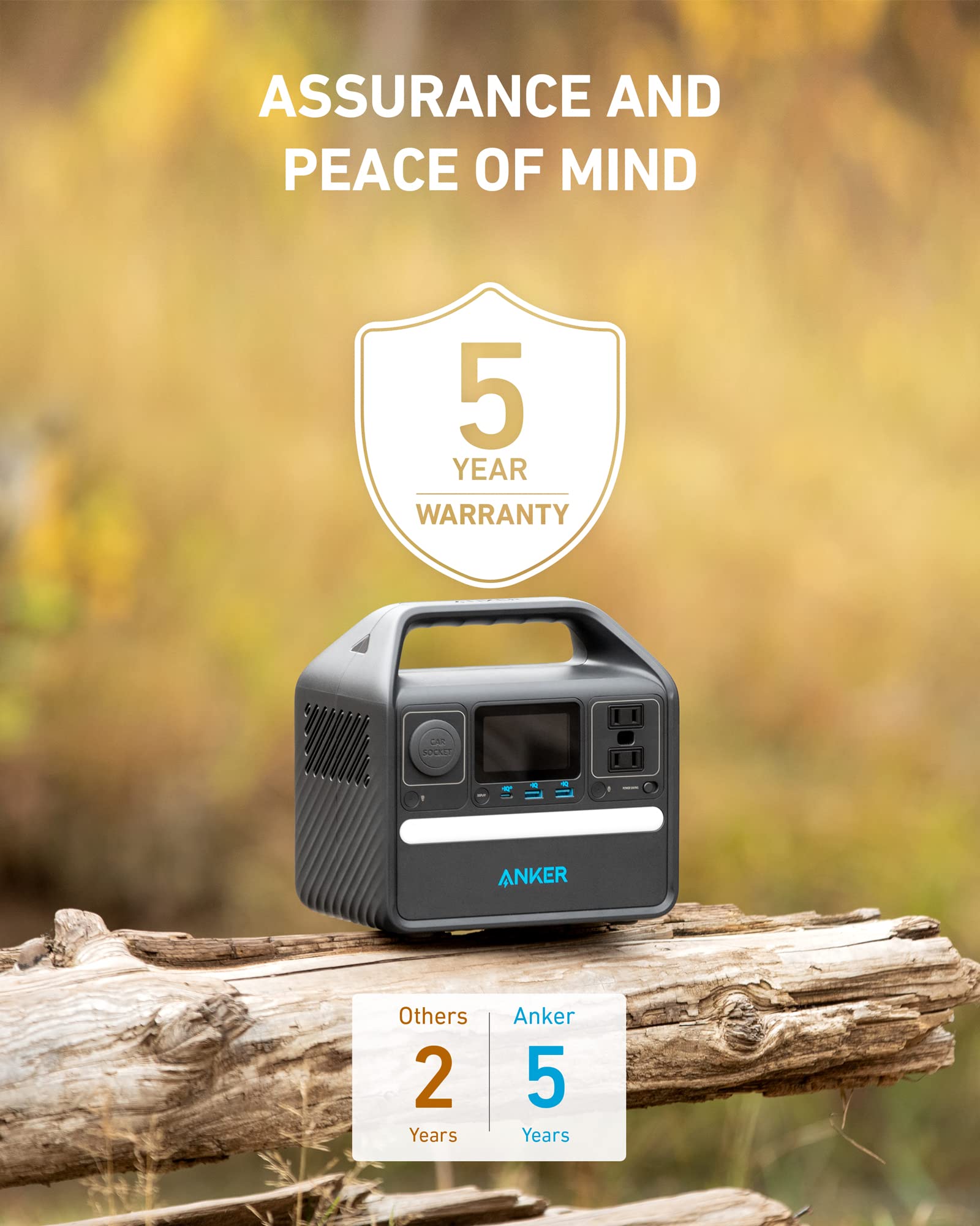 Buy Anker 521 Portable Power Station, 256Wh Solar Generator (Solar