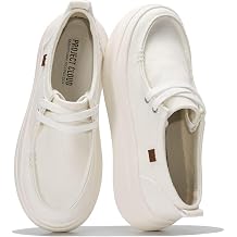 Project Cloud Canvas Platform Loafers for Women Boat Shoes for Women (Dana) 