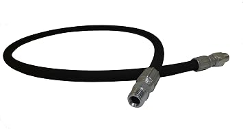 Hose Reel Connector Hose for Pressure Washing, 4 FT, 3/8" MPT, 4000 PSI | 4 Feet Length, 3/8-Inch Male Pipe Thread, 4000 PSI Rated, Connects Reel to Pressure Washer