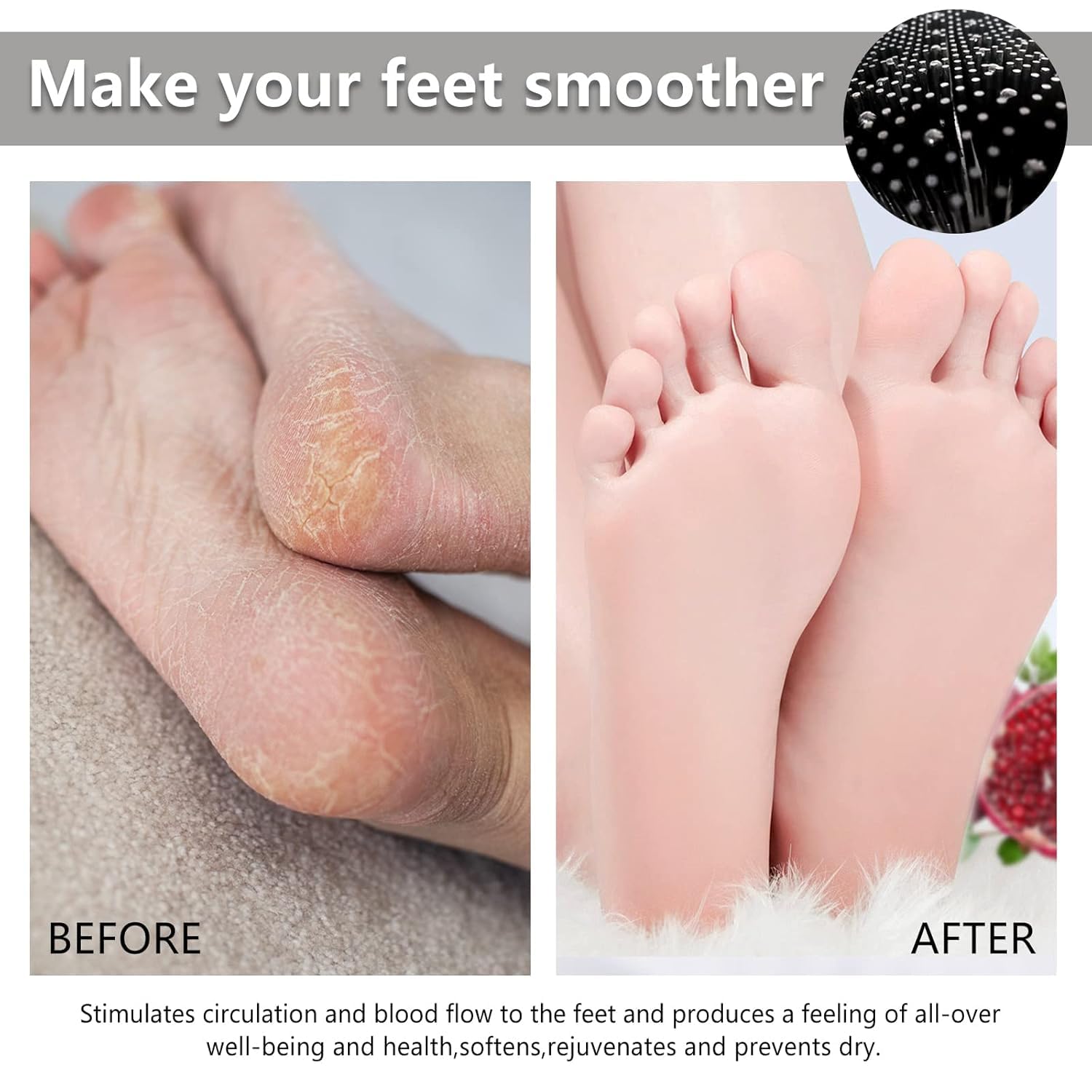 Shower Foot Scrubber Mat with Non-Slip Suction Cups, Foot Scrubbers for Use in Shower, Silicone Foot Brush Washer Cleaner Massage for Dead Skin Remover Improves Foot Circulation Shower Foot Scrubber Mat with Non-Slip Suction Cups, Foot Scrubbers for Use in Shower, Silicone Foot Brush Washer Cleaner Massage for Dead Skin Remover Improves Foot Circulation