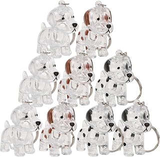 Hemoton 9pcs Pet Hair Memorial Keychain Heart Box Keepsake for Cats | Acrylic and Zinc Alloy, Storage Design, Lightweight Portable Charm for Remembrance and Daily Accessories