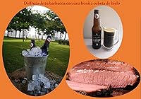 Vista 5 de Firsgrill - Prensas de parrilla de hierro fundido con mango de madera (redondeadas y rectangulares con fondo plano)