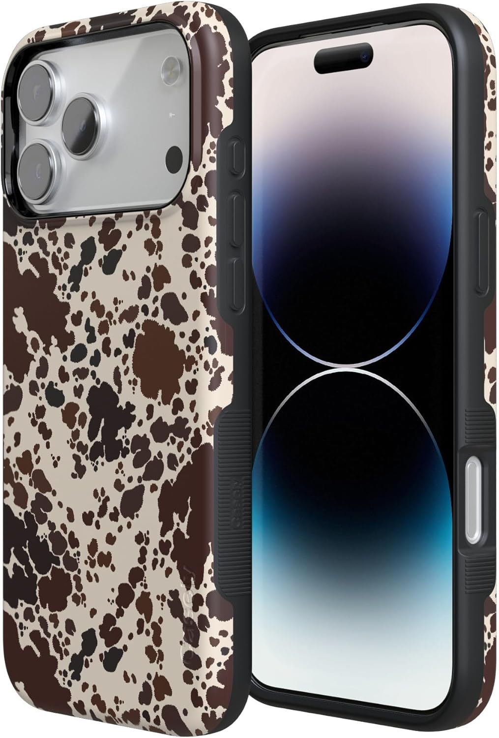 Casely iPhone 17 Pro Max Case | Cowgirl Envy | Cow Print | Bold Protective Design | Compatible with MagSafe