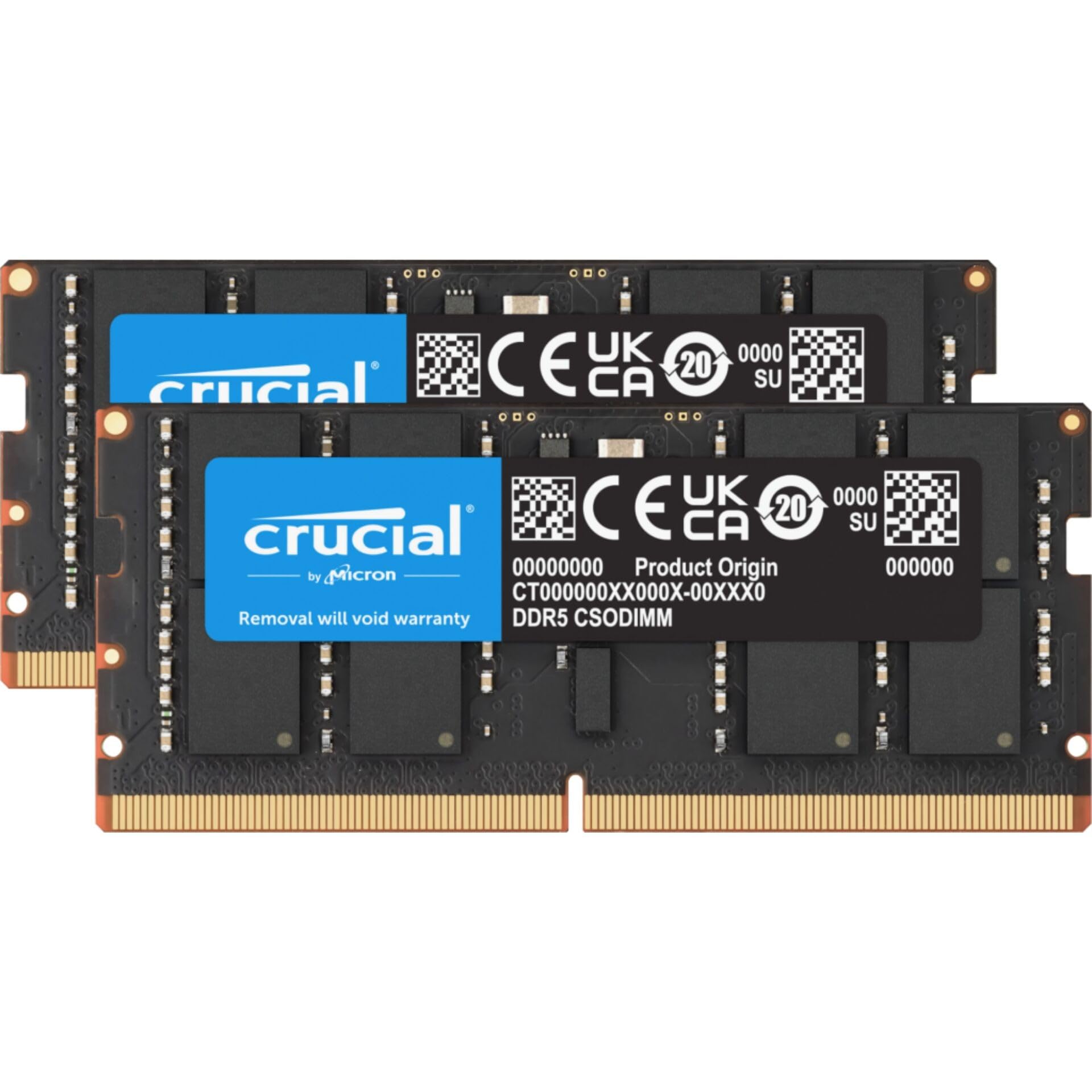 Crucial DDR5-6400 Kit 64GB 2x32GB CSODIMM CL52 (CT2K32G64C52CS5