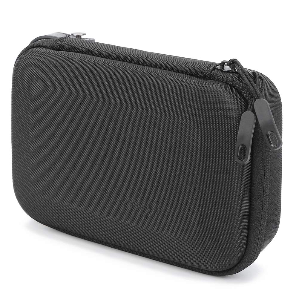 Mini étui pour Appareil Photo, Sac de Rangement Résistant aux Chocs et à la Poussière pour/Compact, Léger et Portable, Noir 7,5 X 5, X 2,4 Pouces