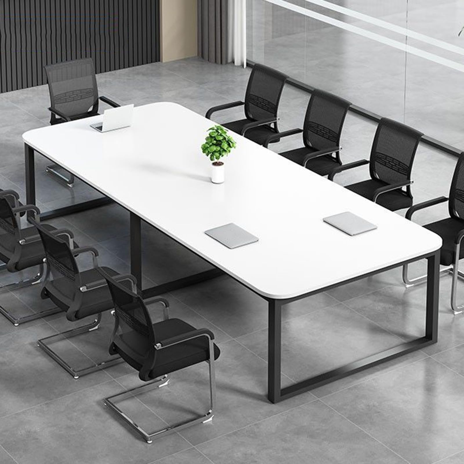 Amazon.co.jp: オフィステーブルデスク 大型 会議机会議机 大型 会議机
