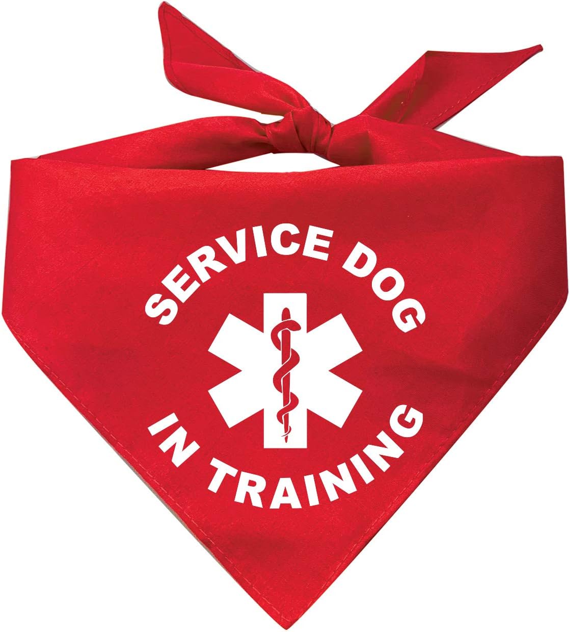 Service Dog in Training Printed Dog Bandana (Assorted Colors)