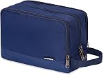 Toiletry Bag Small Nylon Dopp Kit Lightweight Shaving Bag for Men and Women (Cationic Grey) | Water-Resistant Fabric, Travel Bag for Toiletries, Compact Storage, Shaving Accessories, Weekend Trips