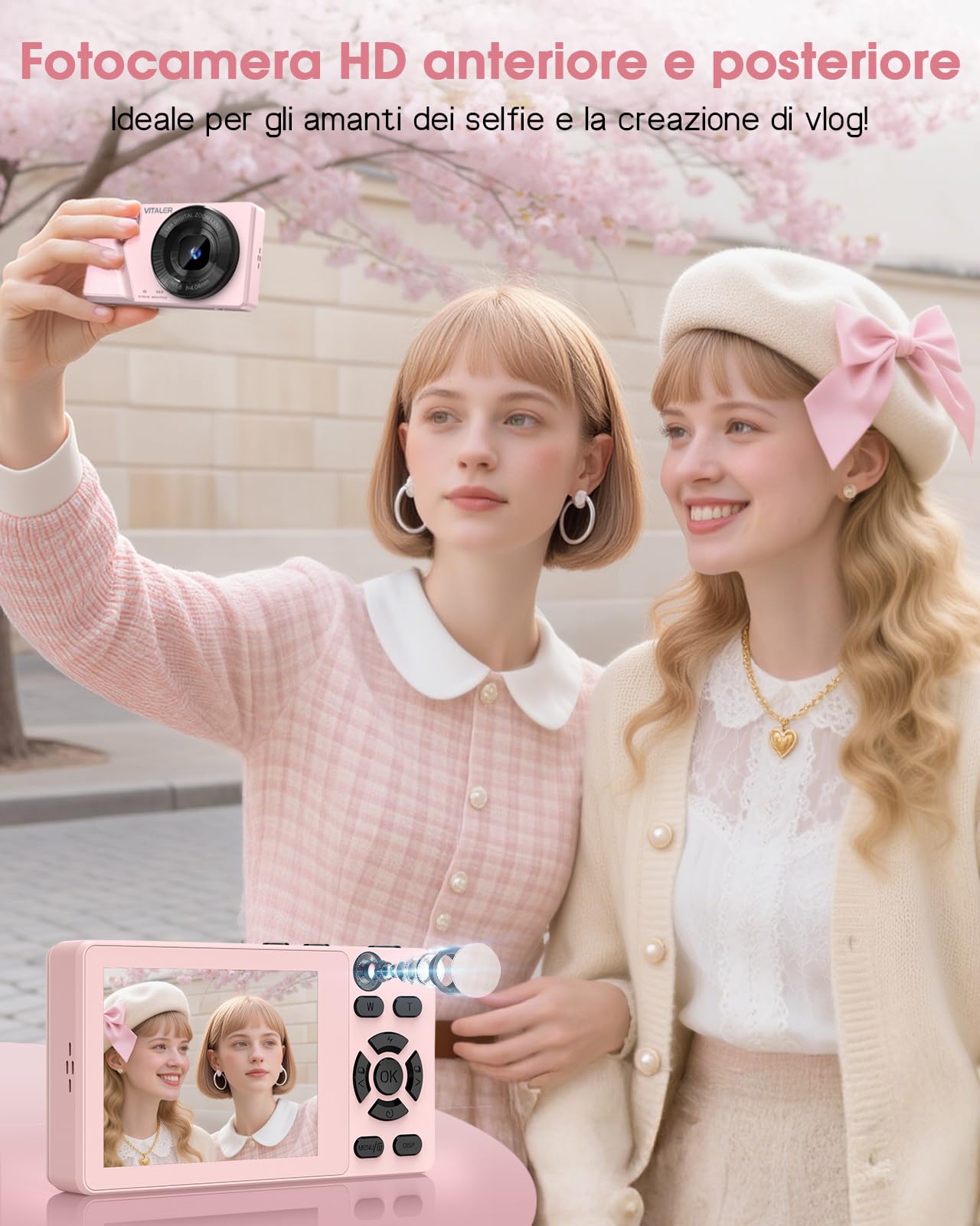 Webcam 64MP Dual Lens 4K - Fotocamere per Studenti - Dettaglio