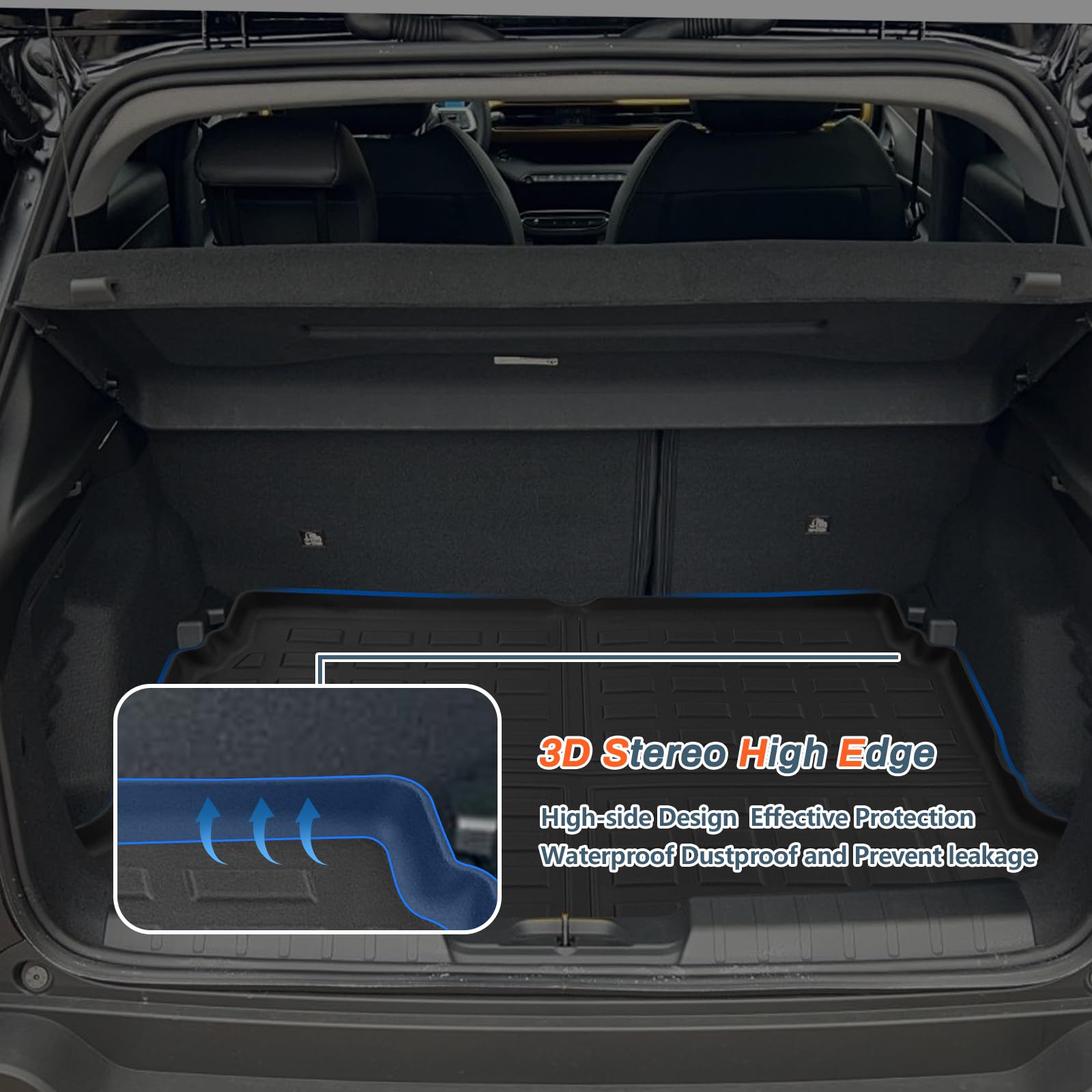 Tappetini In Gomma Per Jeep Avenger BEV 2023 - Antiscivolo, Resistenti, Protezione Pavimento Auto