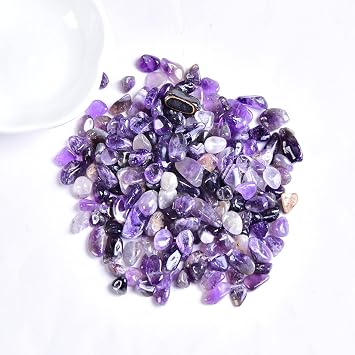 100g Natural Crystal Gravel Specimen Rose Quartz Amethyst Home Decor Colorful for Aquarium Healing Stone Rock Mineral