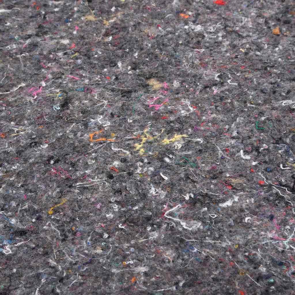 Fieltro antideslizante de 280 g m², gris, 10 x 1 m, para suelo al renovar, pintar, mudarse y construir