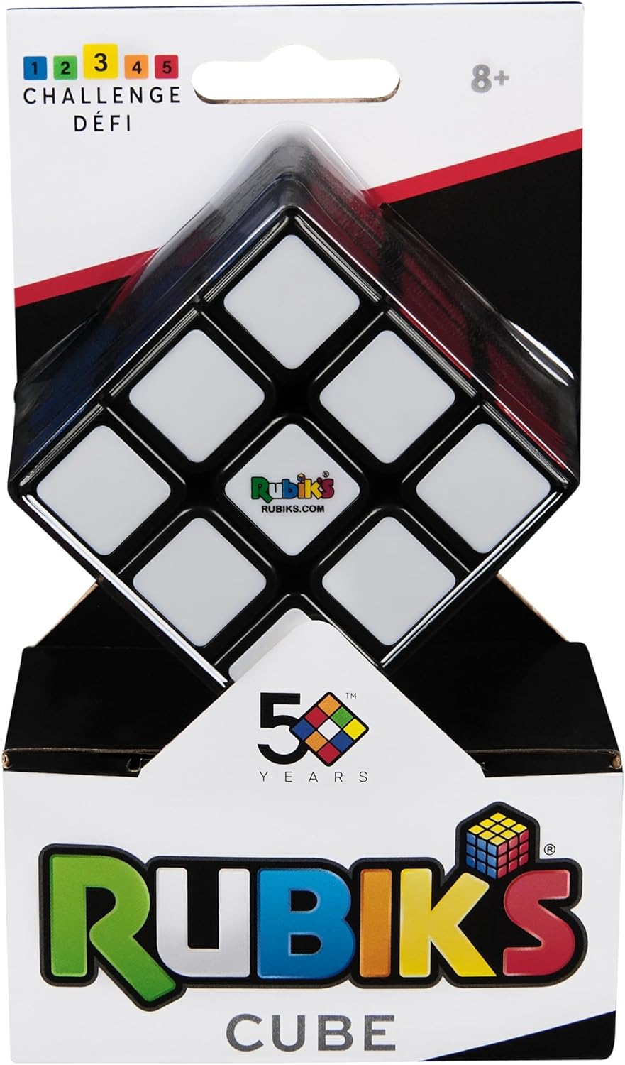 Rubik’s Cube, The Original 3x3 Colour-Matching Puzzle, Classic Problem-Solving Cube
