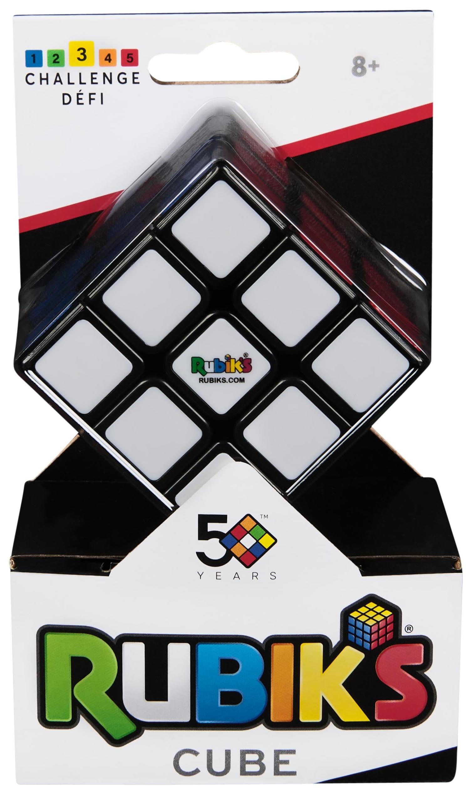 Funskool Rubik’s Cube, The Original 3x3 Colour-Matching Puzzle, Classic Problem-Solving Cube