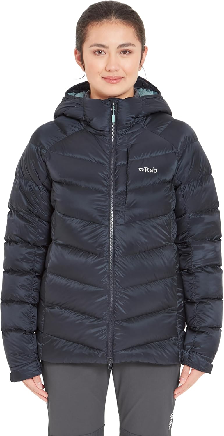 Rab Women's Glaceon Pro Jacket - Lightweight Down Coat for Hiking, Climbing, & Mountaineering