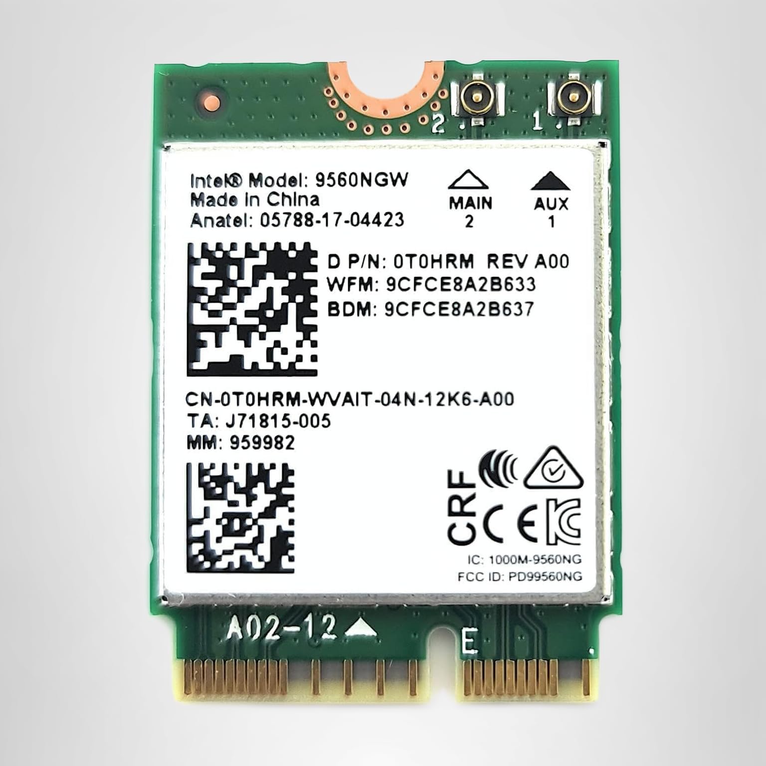 Amazon.com: Intel Wireless-AC 9560, M.2 2230, 2X2 Ac+Bt, Gigabit