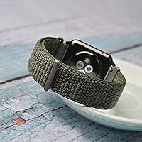 Vista 7 de WOCCI - Correas ajustables de nylon para reloj deportivo con cierre de gancho y bucle, correas de reloj de liberación rápida para hombres y mujeres