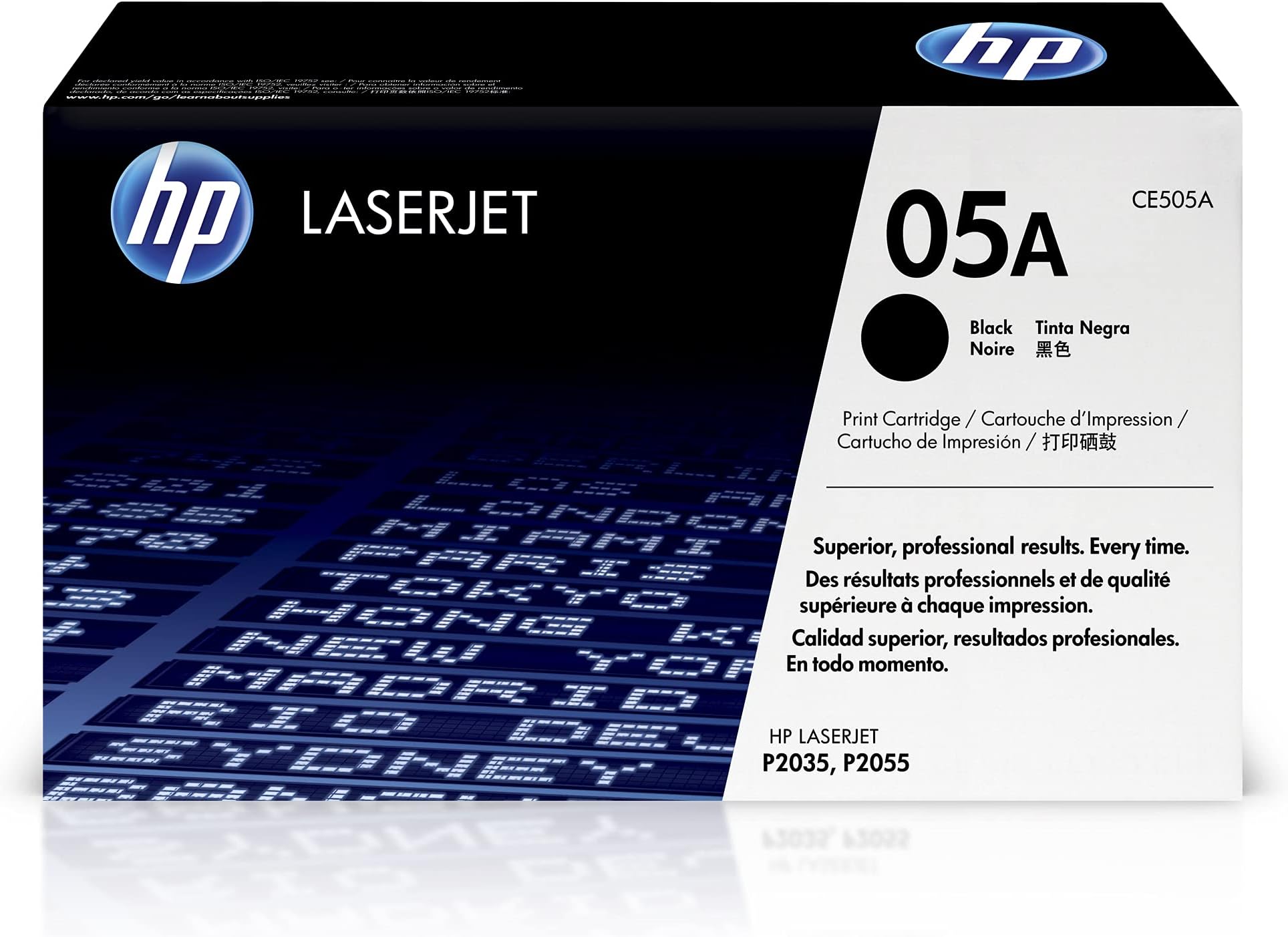 05A Black Toner Cartridge | Works Laserjet P2035, P2055 Series | CE505A