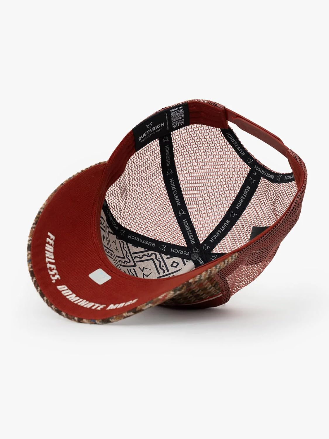 Trucker Hat - Premium Collection - Royalty - Brick Multicolor - Image 5