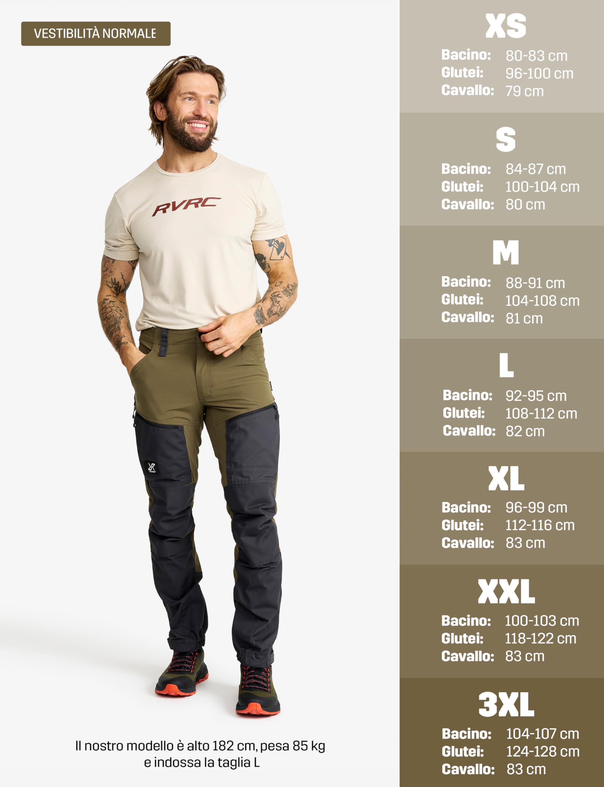 RevolutionRace RVRC GP PRO Pants, Pantaloni da Uomo, durevoli per Trekking e Altre attività all'Aria Aperta