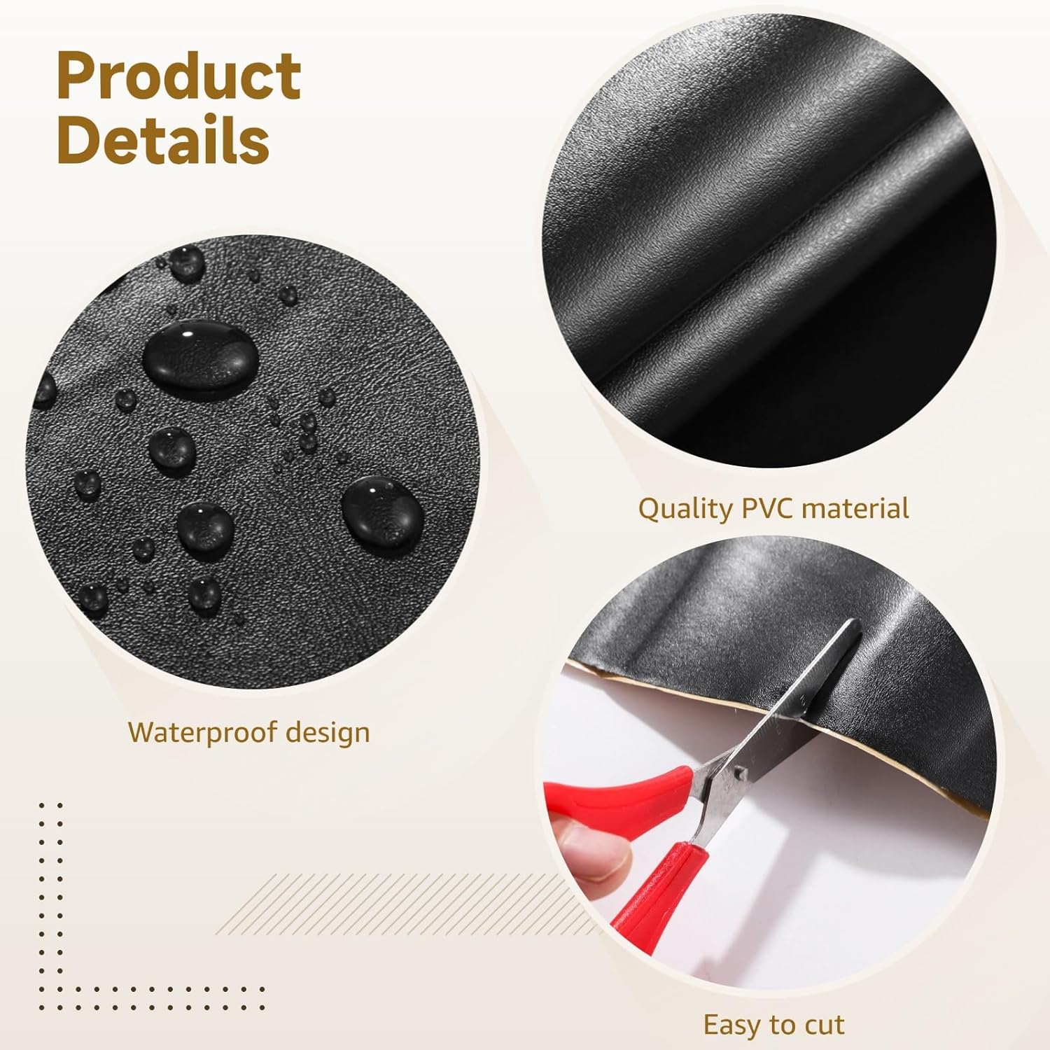 PVC Post Protector Wrap, Waterproof + Corrosion-Resistant for 3 to 5 Inch Posts, Comes with Scissors for Simple Installation and Custom Sizing