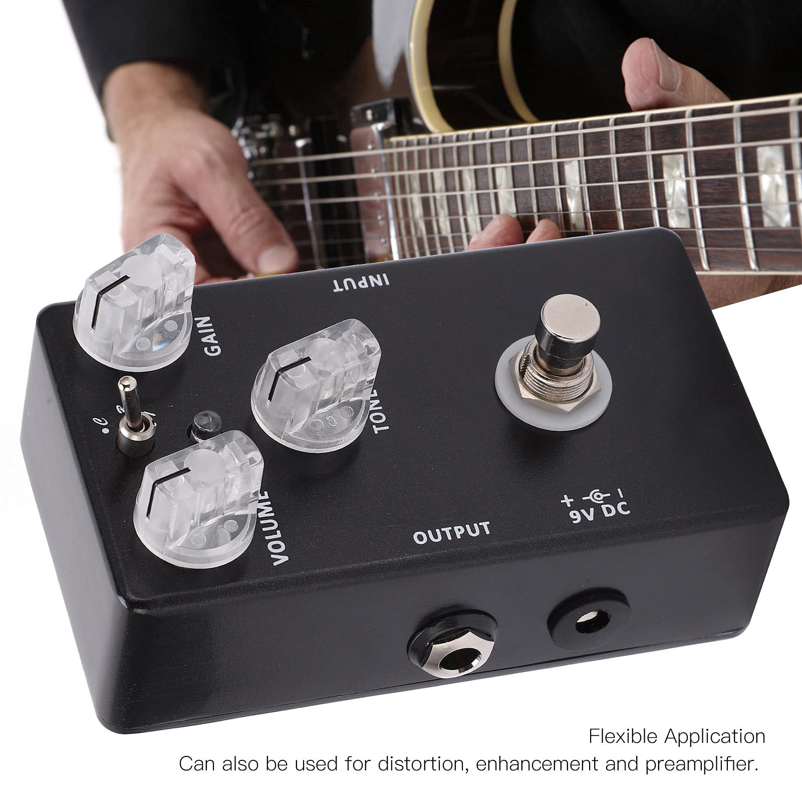 Pedał Efektów Gitarowych Analog Signal Route Super Rat Distortion dla Wykonawców Metal Black