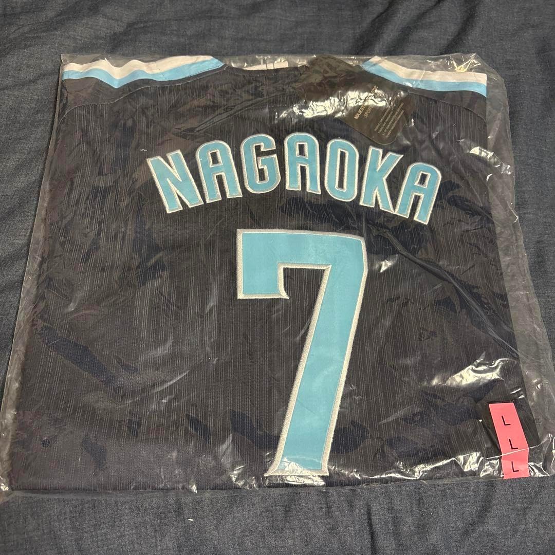 ヤクルトスワローズ 長岡秀樹選手レプリカユニフォーム Lサイズ 東京