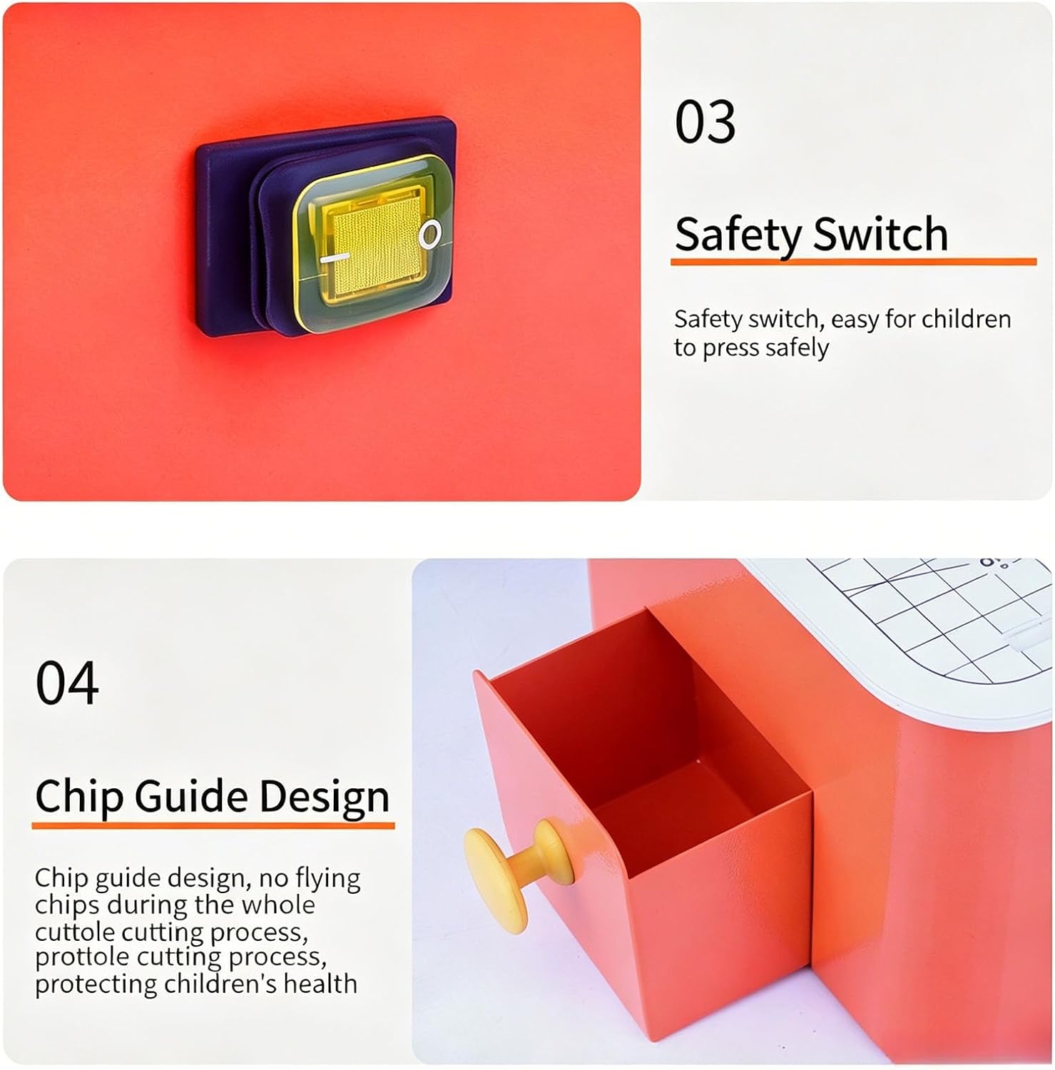 Safe Cardboard Cutting Toy，Cutting Thickness 0-4mm | Engineering & Kids Creative Learning Projects， with Scrap Drawer